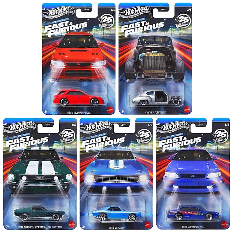 (Pre Order) Fast & Furious Themed Asst 2026 Mix 2 - Subaru, Chevy, Mustang, Camaro, Maxima