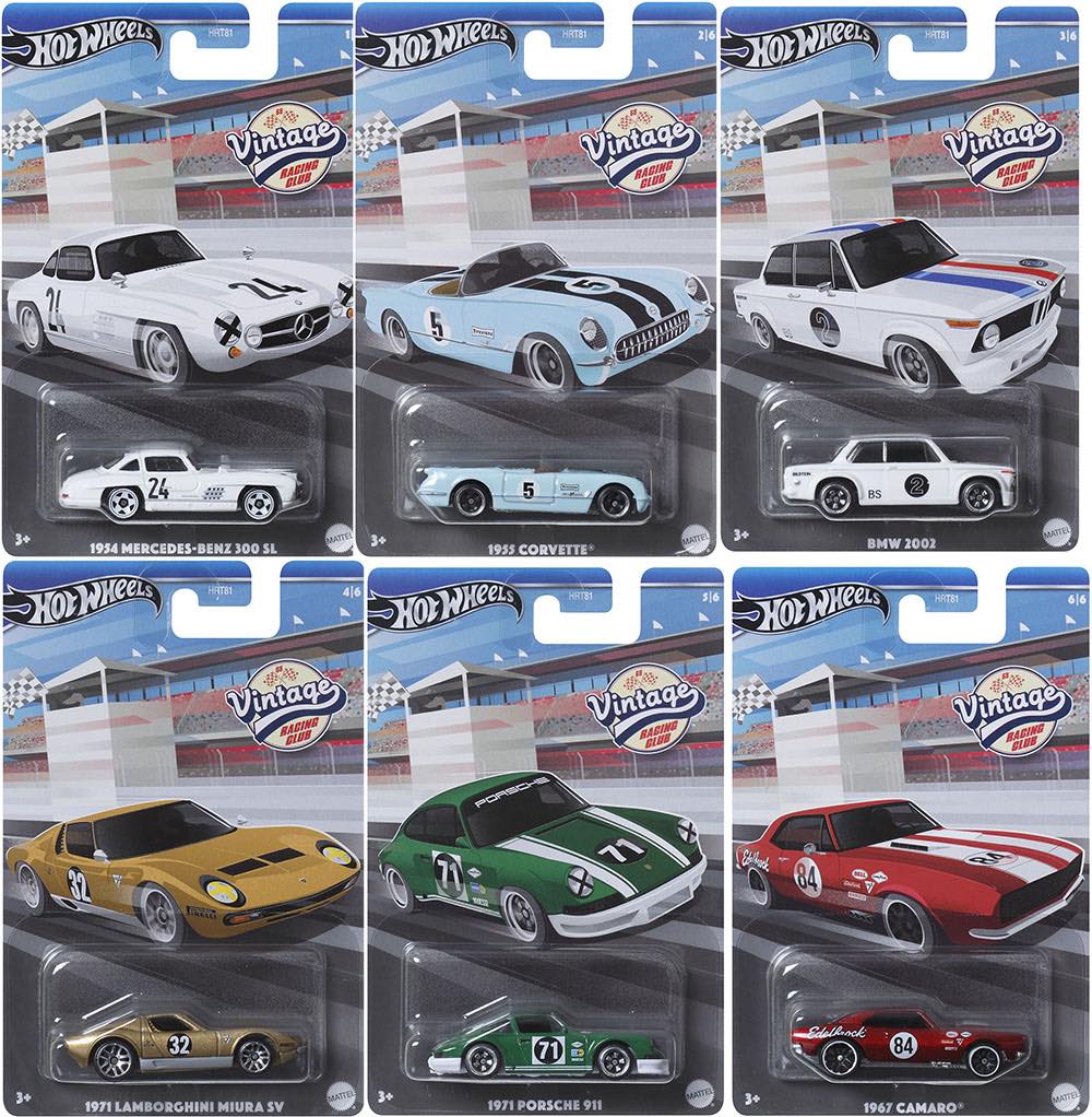 HOT WHEELS 2024 VINTAGE RACING CLUB RELEASE - SEALED CASE - CHANCE AT THE CHASE