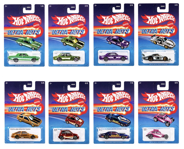 2024 HOT WHEELS TARGET EXCLUSIVE ULTRA HOTS - CASE OF 12 - DATSUN, SKYLINE, PORSCHE, VW