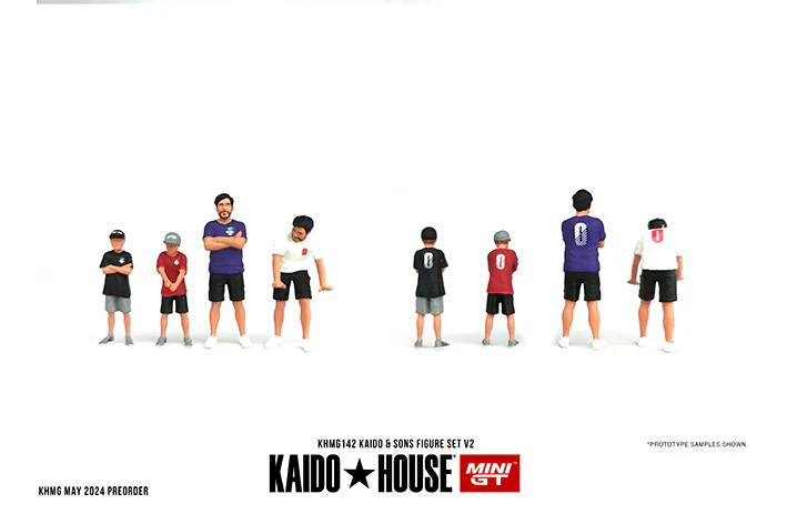 Kaido House x Mini GT 1:64 Figurine: Kaido & Sons V2