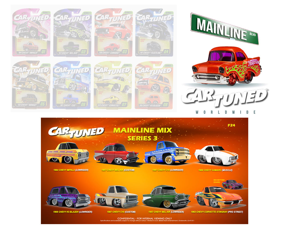 CarTuned 1:64 Series 3 Mainline Assortment 2025 Set of 8