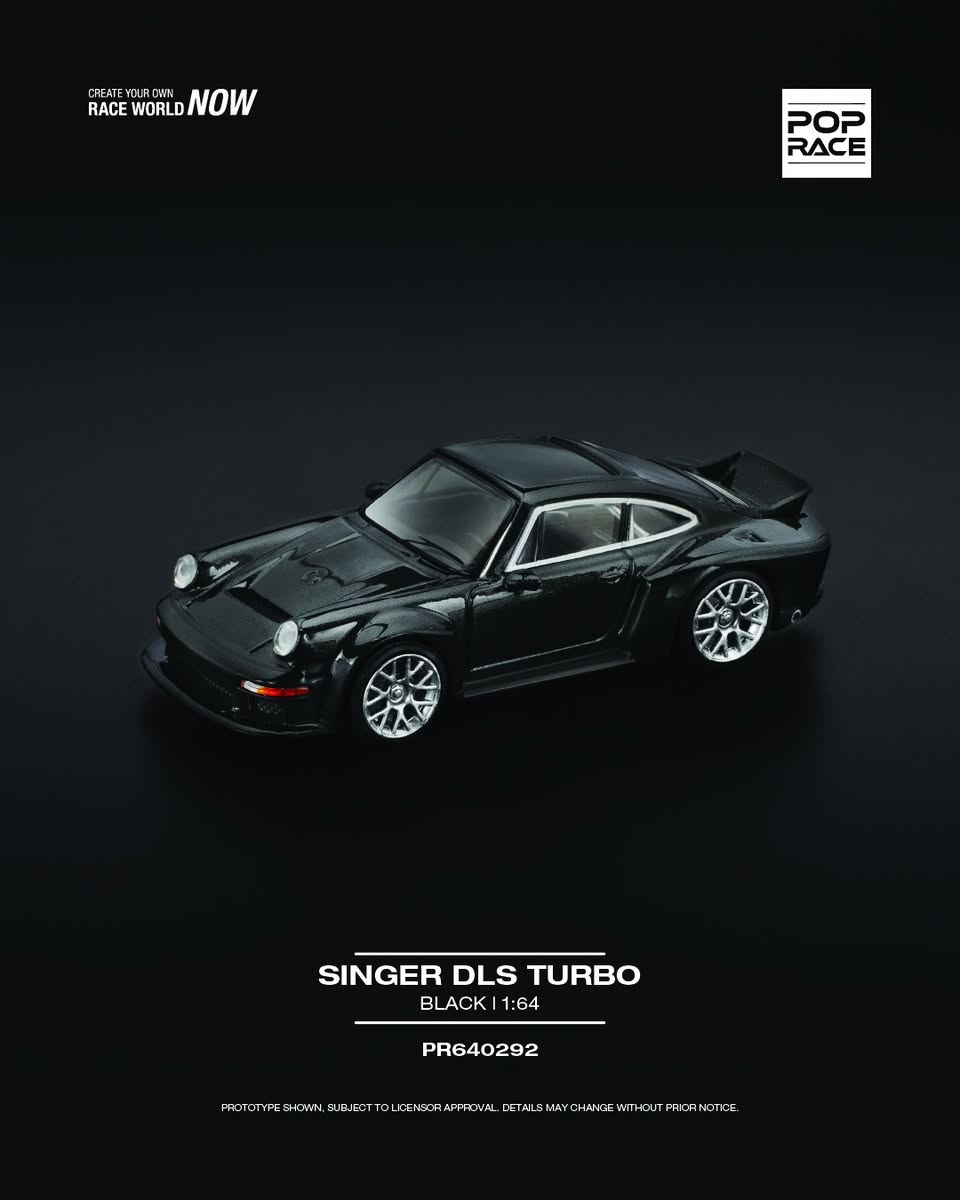 (Pre order) POP RACE PR640292 SINGER DLS TURBO (ROAD) BLACK