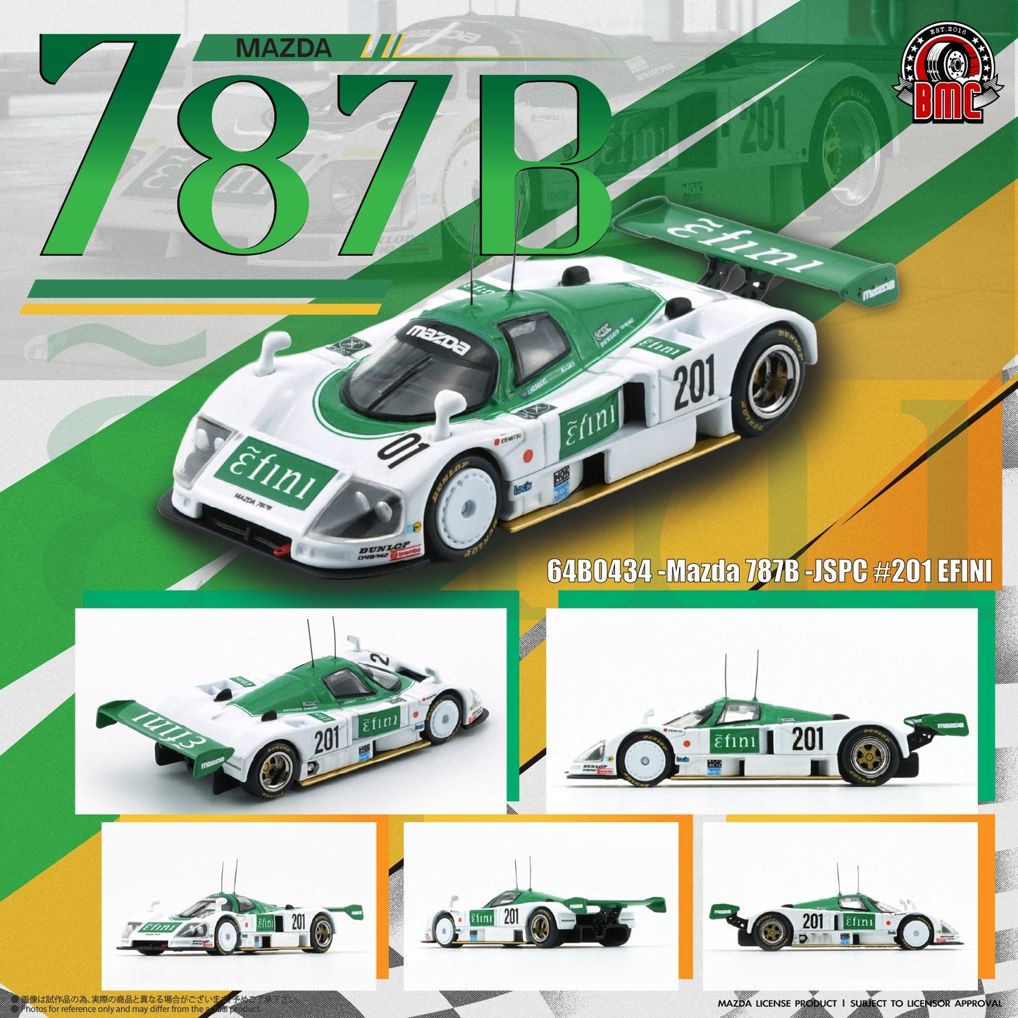BM Creations 1/64 Mazda 787B - JSPC #201 EFINI 64B0434