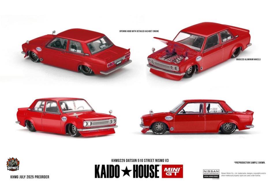 (PRE ORDER) KAIDO HOUSE - KHMG229 DATSUN 510 street Nismo V3
