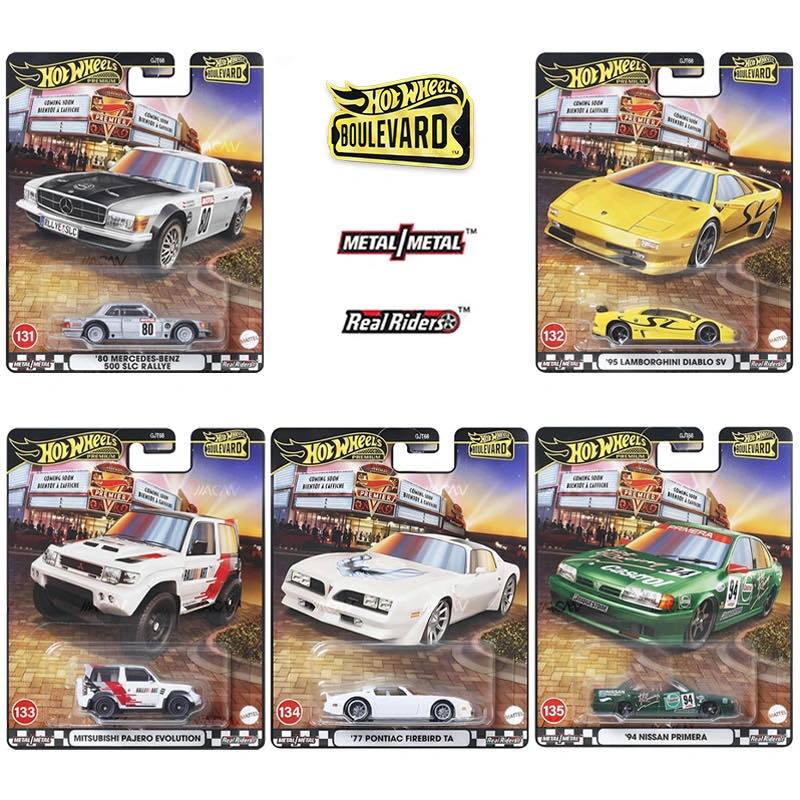 (PRE ORDER) 2025 Hot Wheels BOULEVARD: MIX 4 OF 2025 - Mercedes, Lamborghini, Pajero, Pontiac, Primera