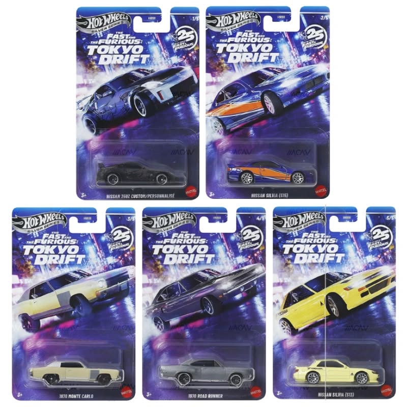 Fast & Furious Themed Asst 2026 Mix 1 - Silver Series -