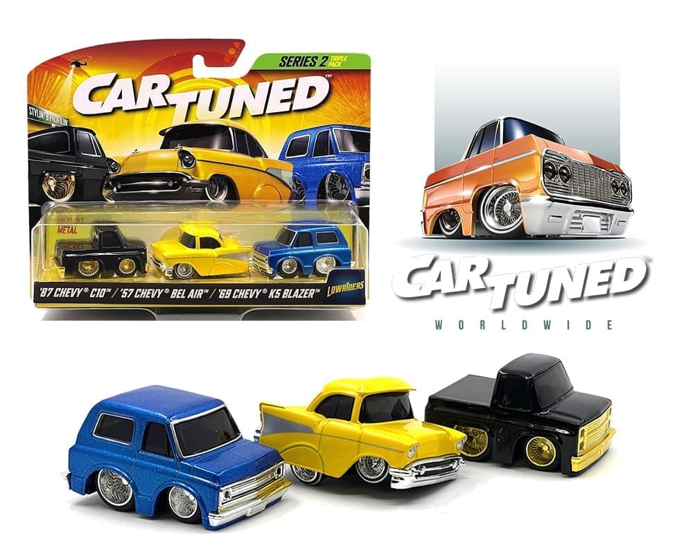 CarTuned 1:64 Lowriders Series 2 Stylin’ & Profilin’ 3 Pack 2024 – Limited Edition
