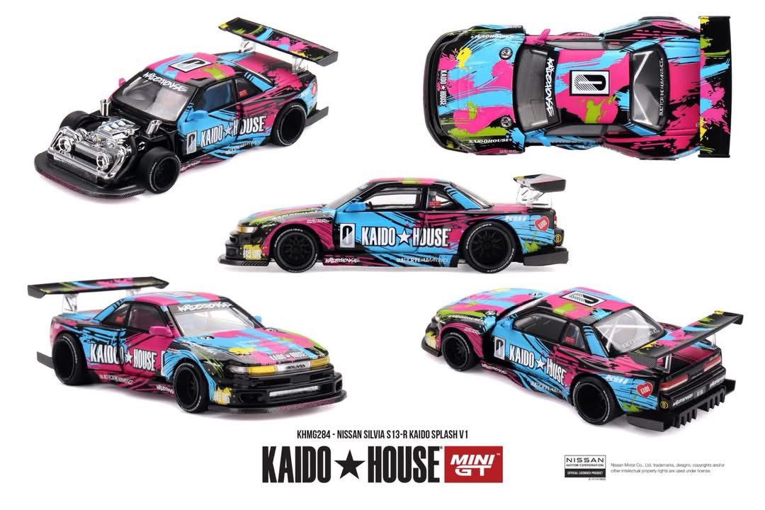 (Preorder) Kaido House x Mini GT NISSAN SILVIA S13-R KAIDO SPLASH V1 – KHMG284