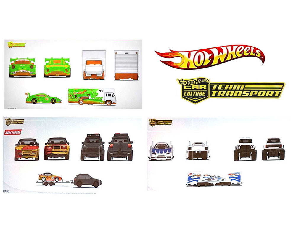 (Preorder) Hot Wheels CC TEAM TRANSPORT RELEASE M SEALED CASE 0F 4 -FLF56-957M