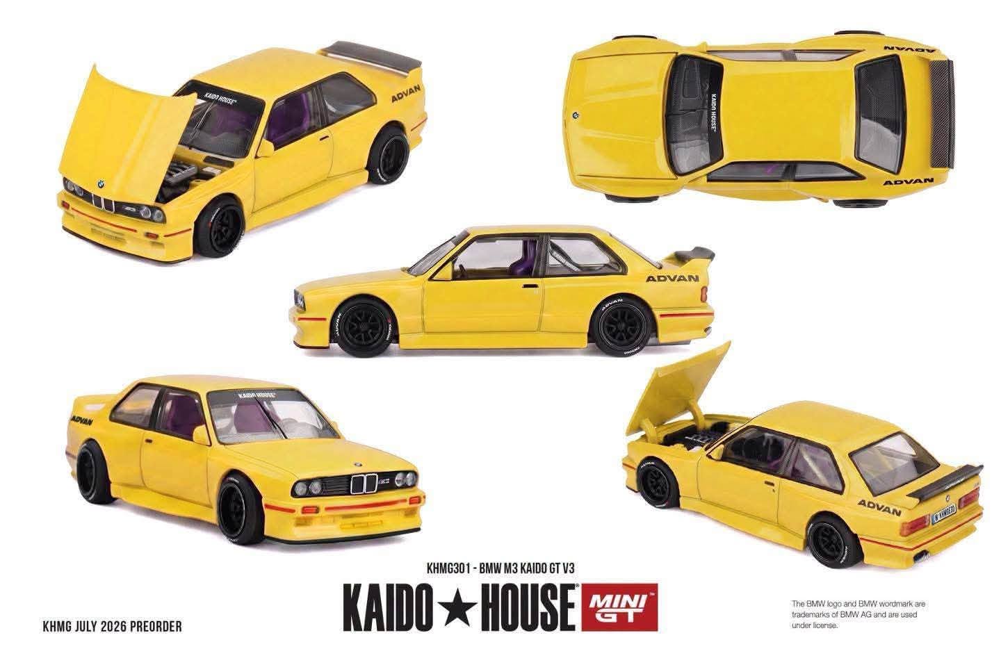 (Preorder) Kaido House x Mini GT 1:64 - BMW M3 KAIDO GT V3 - KHMG301