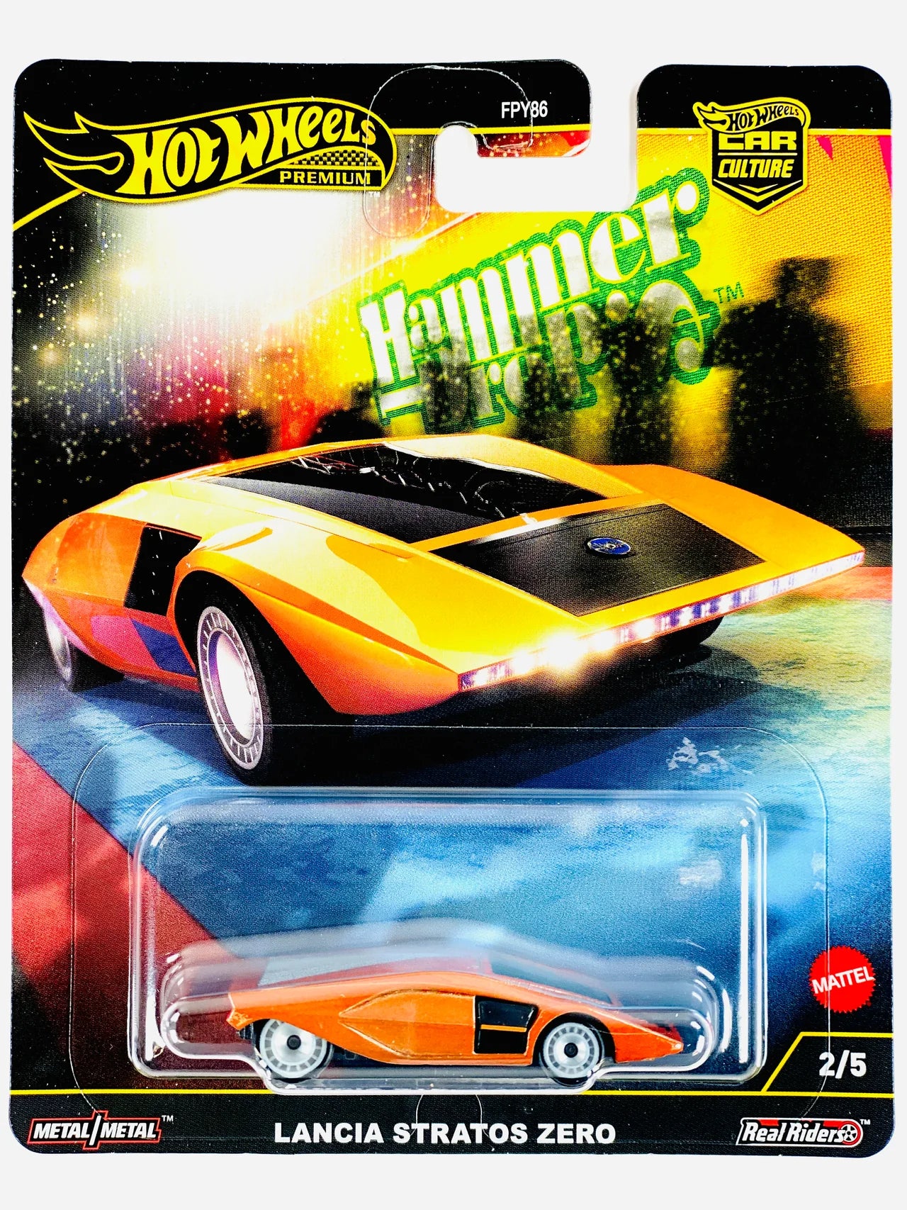 Hot Wheels 2025 Car Culture Hammer Drop Lancia Stratos Zero
