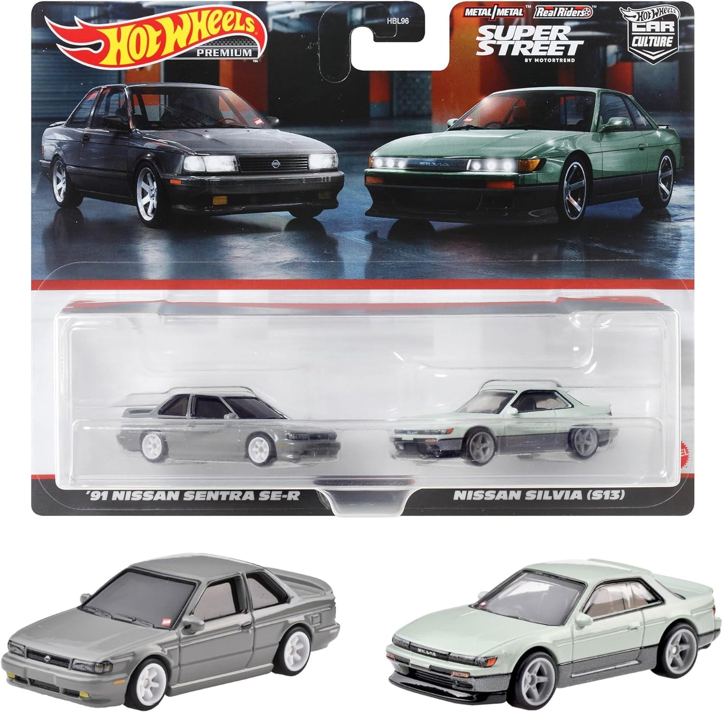 HOT WHEELS 2024 TARGET EXCLUSIVE 2 PACK '91 Nissan Sentra SE-R/Nissan Silvia (S13)