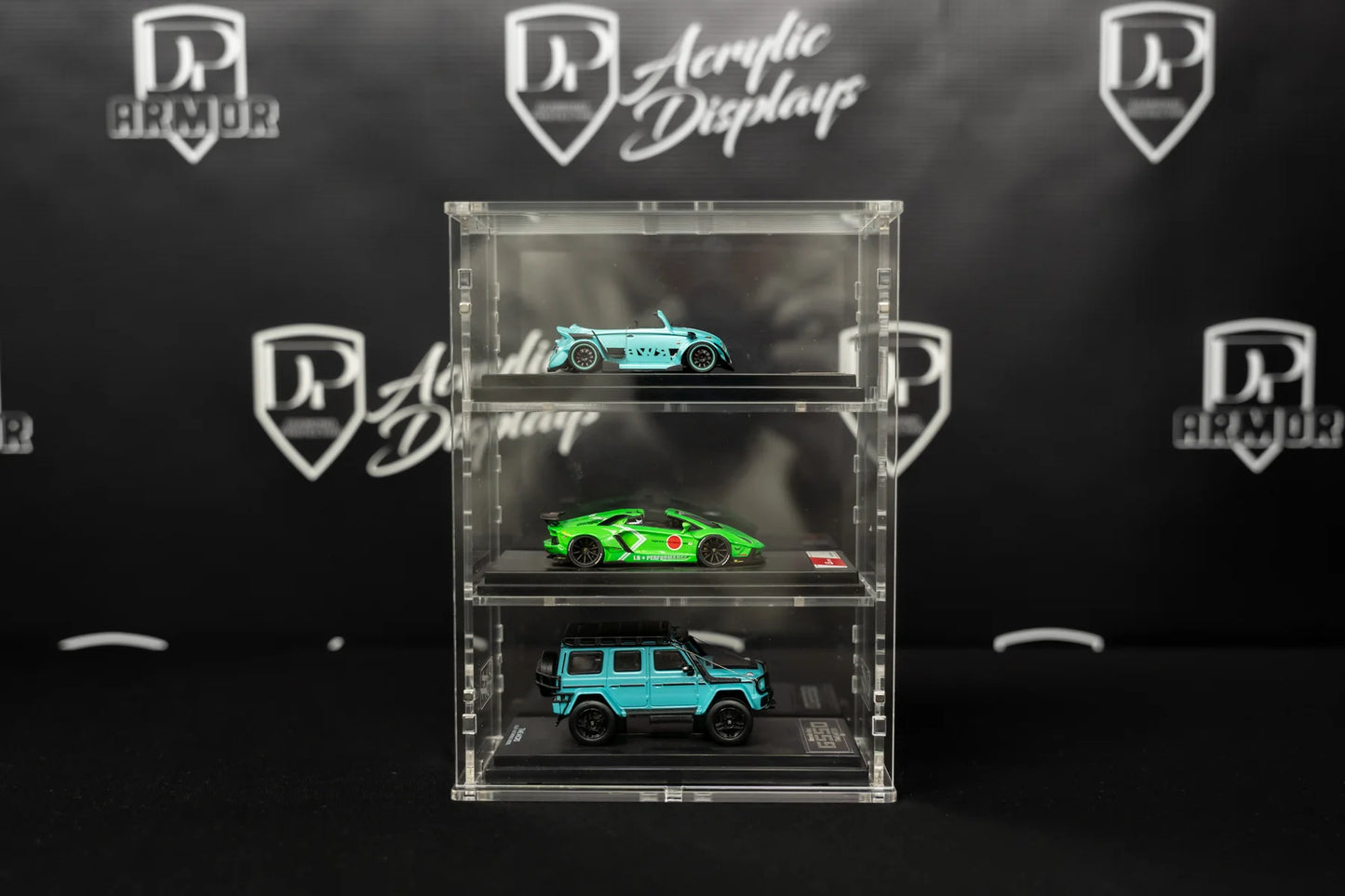 Hot Wheels Boxed RLC 3-Tier Acrylic Display 2 Pack (RLC-3) - Diamond Protector