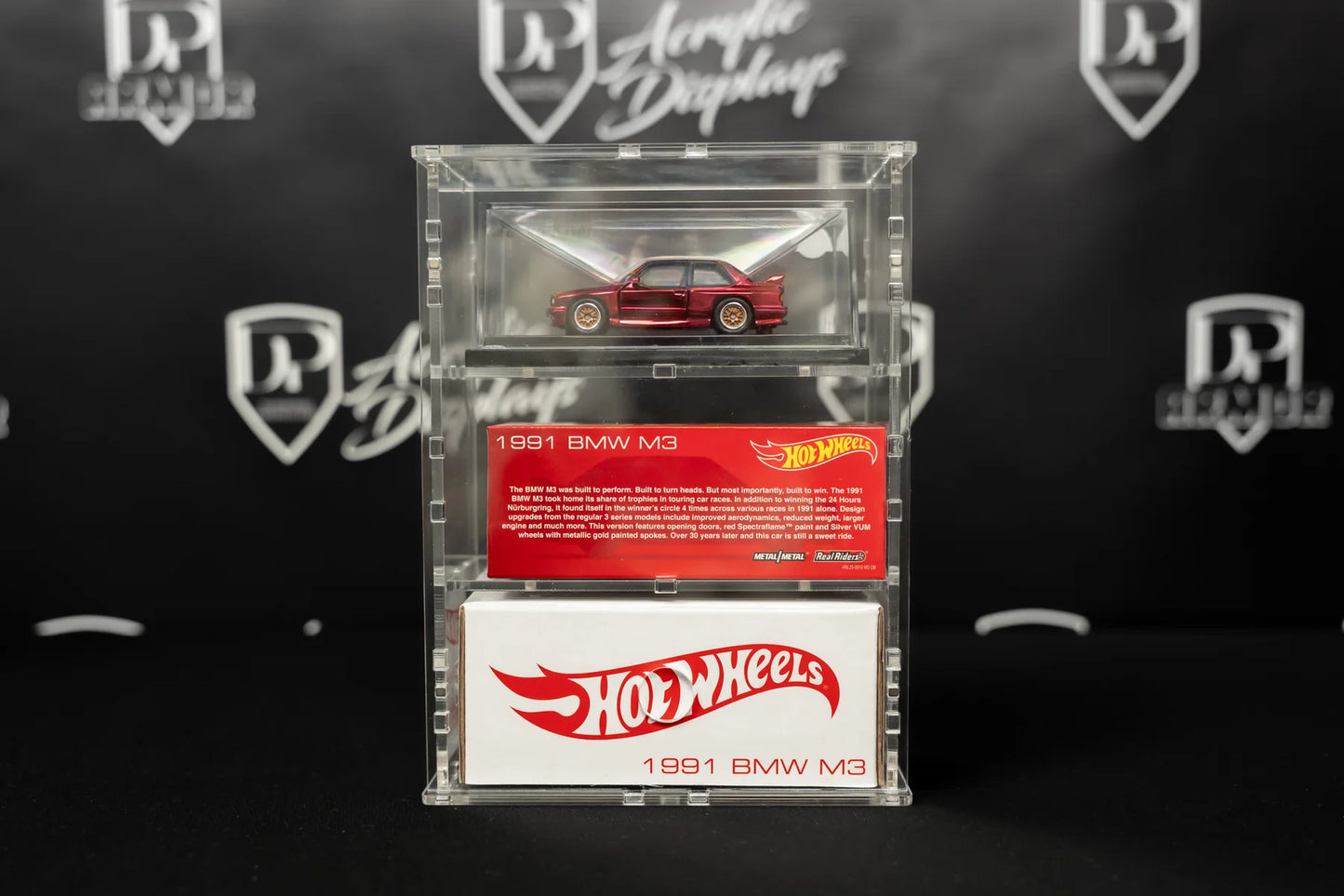 Hot Wheels Boxed RLC 3-Tier Acrylic Display 2 Pack (RLC-3) - Diamond Protector