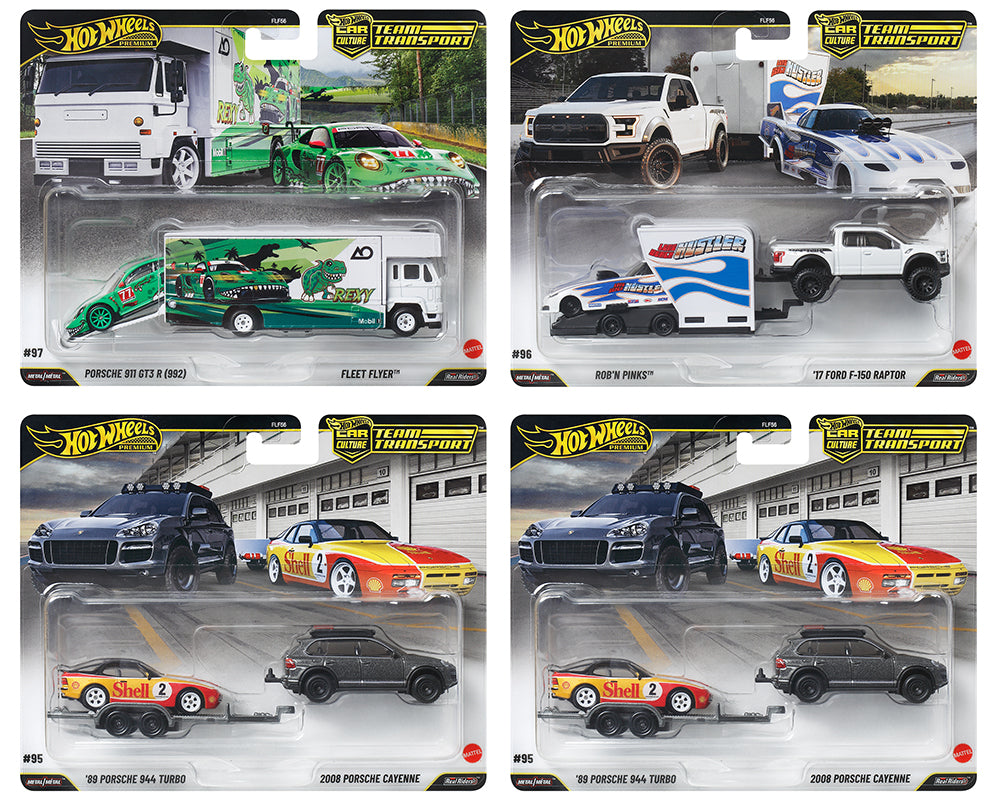 Hot Wheels CC TEAM TRANSPORT RELEASE M SEALED CASE 0F 4 -FLF56-957M
