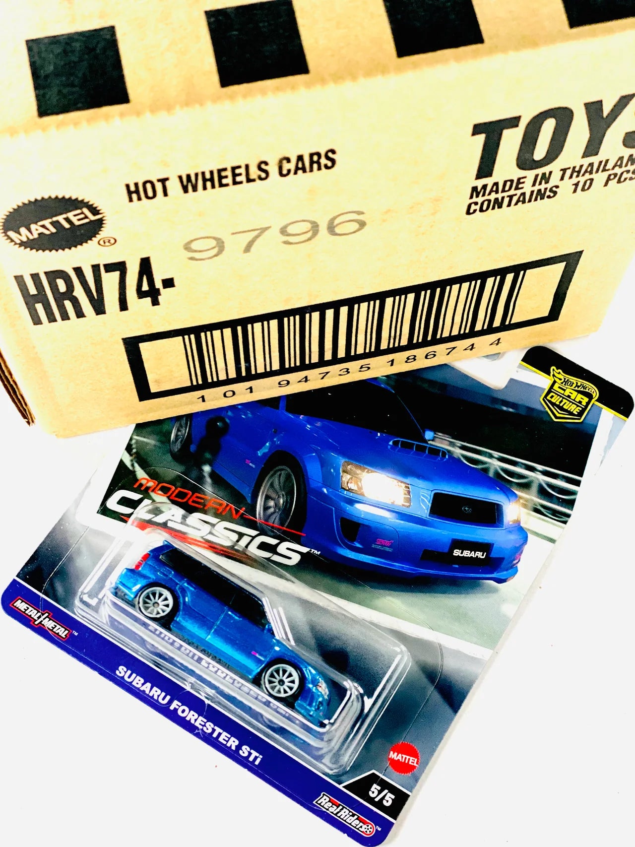 Hot Wheels 2024 Subaru Forester STi Factory Sealed Solid Pack (10 Cars)