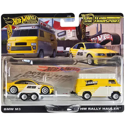 Hot Wheels Legends Tour Team Transport 2025 - BMW M3 and HW Rally Hauler