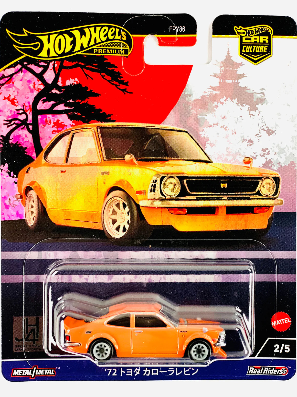 Hot Wheels 2024 Japan Historic 4 Case B '72 Toyota Corolla Levin