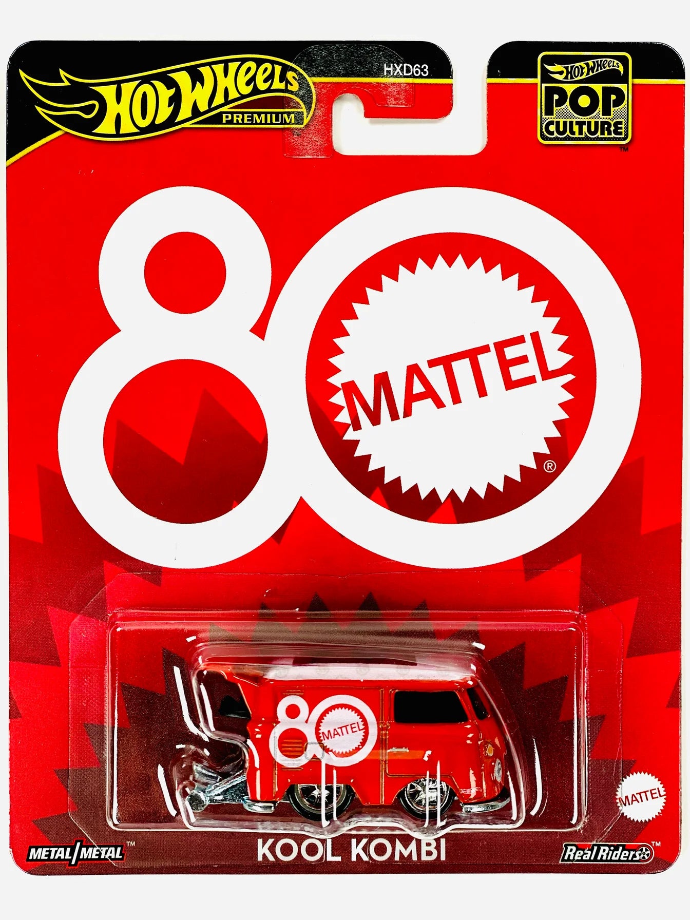 Hot Wheels 2025 Pop Culture Case G Mattel 80th Anniversary Kool Kombi