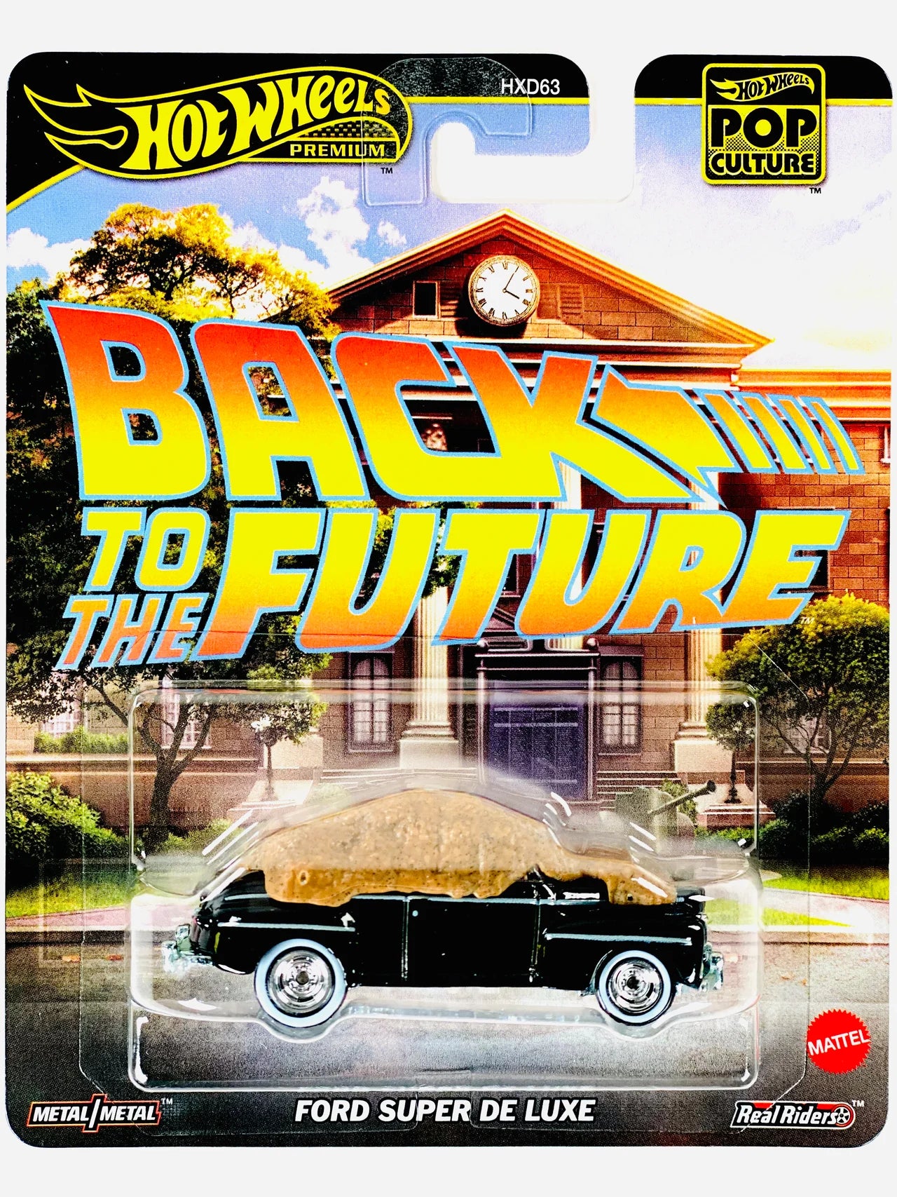 Hot Wheels Premium - BACK TO THE FUTURE FORD SUPER DE LUXE- RETRO ENTERTAINMENT