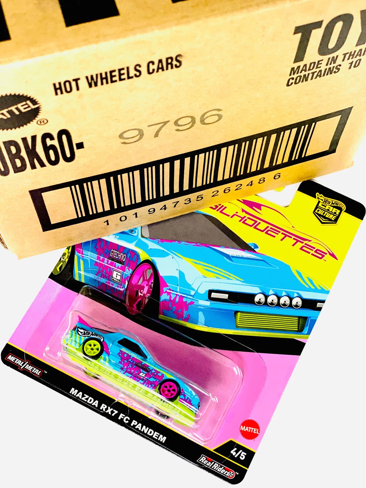 Hot Wheels 2025 Car Culture Mazda RX7 FC Pandem Factory Sealed Solid Pack (10 Cars)