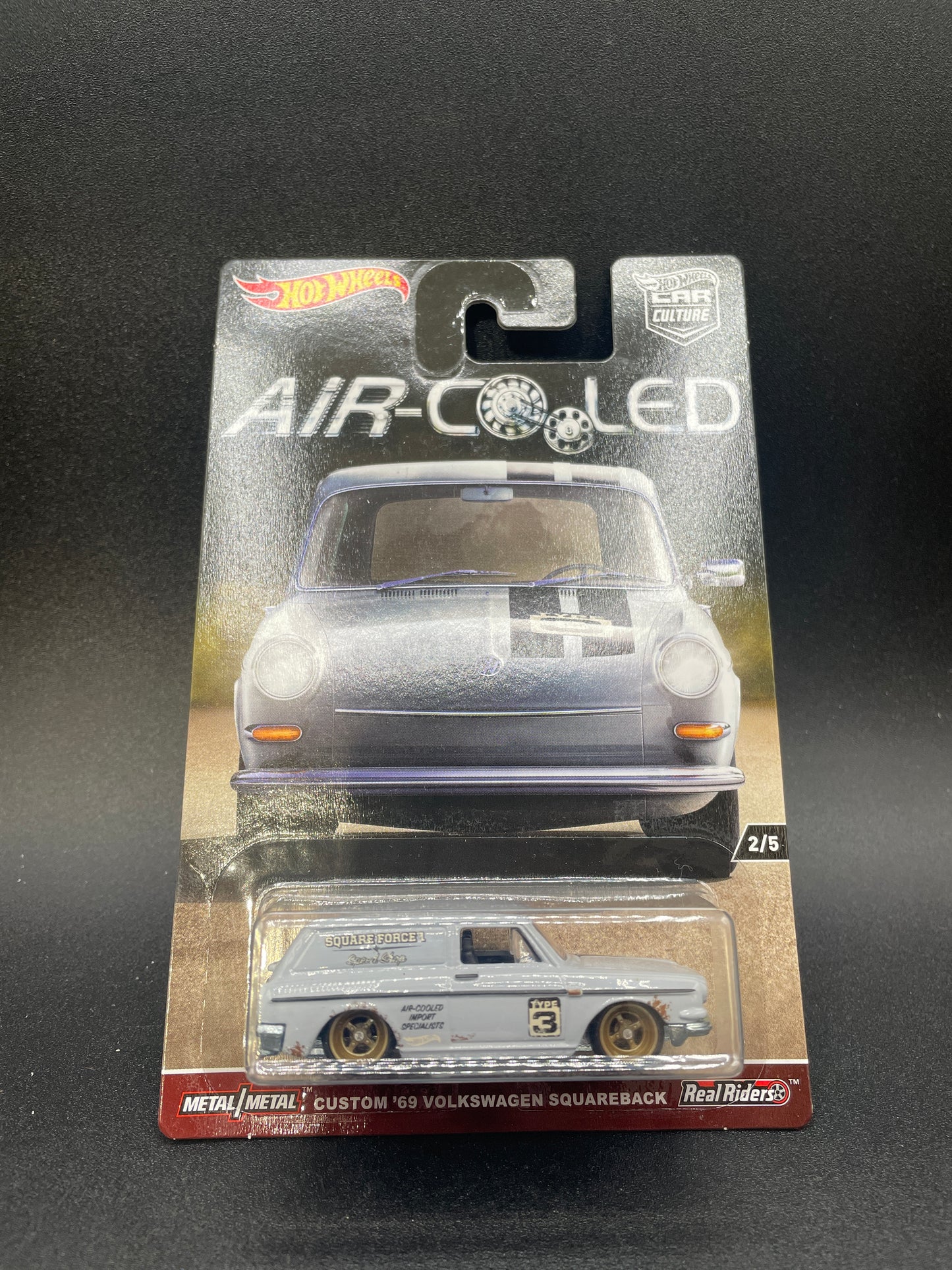 Hot Wheels CAR CULTURE - AIR COOLED - CUSTOM 69 VW VOLKSWAGEN SQUAREBACK