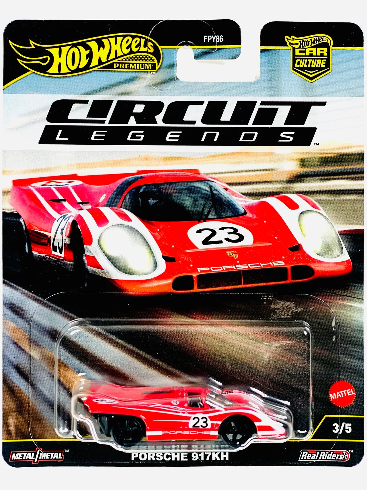 Hot Wheels 2025 Car Culture Circuit Legends Porsche 917KH - Damaged Card