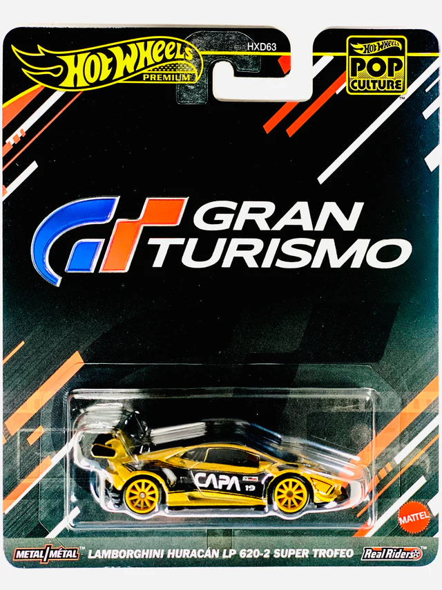 Hot Wheels 2025 Pop Culture Case L Gran Turismo Lamborghini Huracan LP 620-2