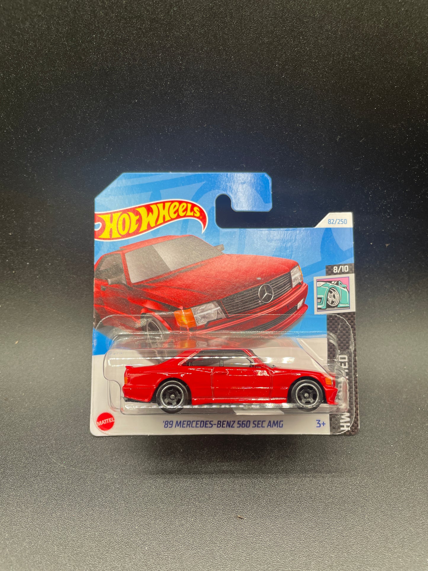2024 Hot Wheels Short Card - 89 Mercedes Benz 560 SEC AMG - 82/250
