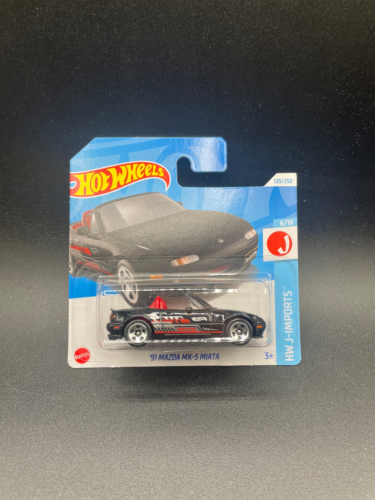 2024 Hot Wheels Short Card - 91 Mazda MX-5 Miata - 120/250