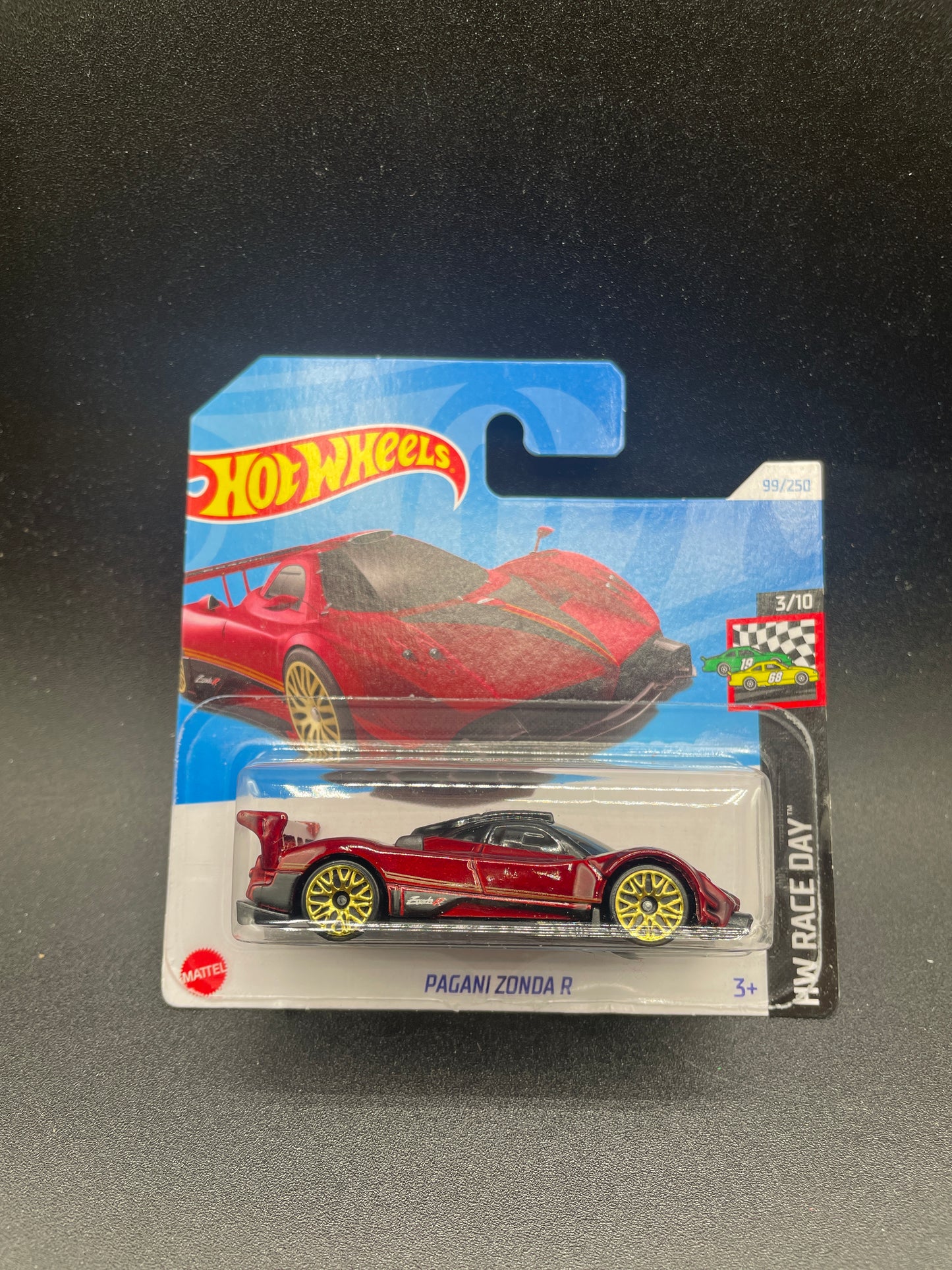 2024 Hot Wheels Short Card - Pagani Zonda R - 99/250