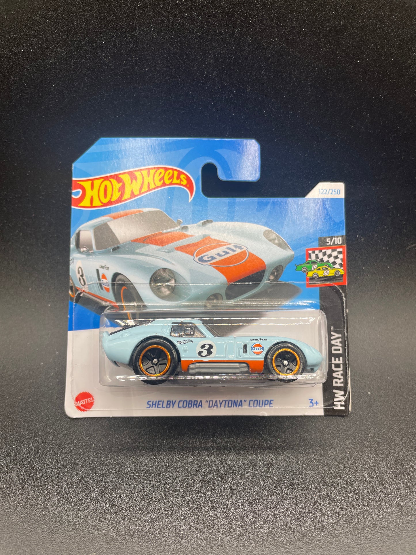 2024 Hot Wheels Short Card - Shelby Cobra Daytona Coupe GULF - 122/250