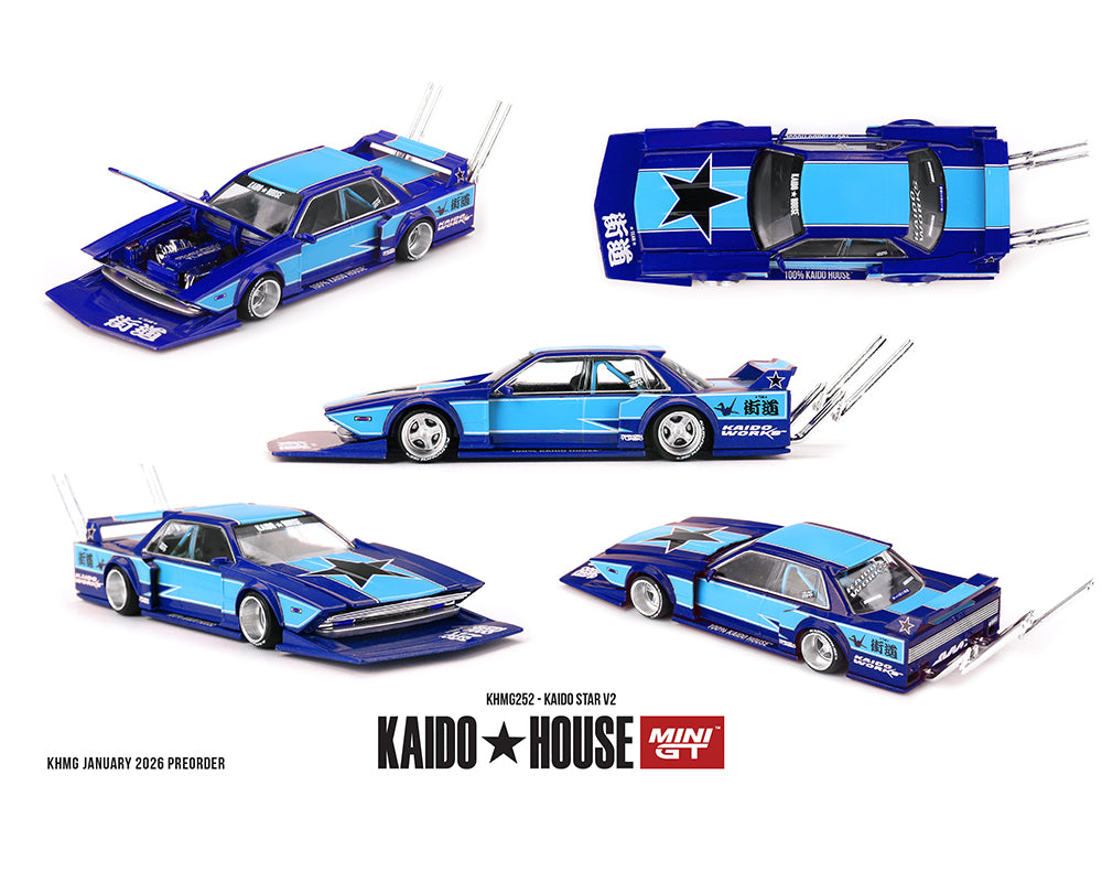 (Preorder) Kaido House x Mini GT 1:64 KAIDO STAR V2- KHMG252