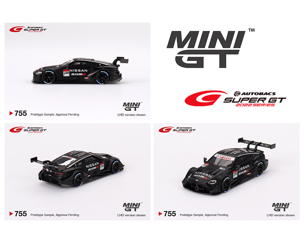 #755 Mini GT 1:64 Super GT Series Nissan Z GT500 #230 2021 NISMO Presentation – Japan Exclusives