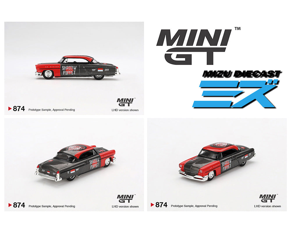 Mini GT x Mizu Diecast 1:64 Lincoln Capri Hot Rod 1954 “Shadow Puppet” Limited Edition