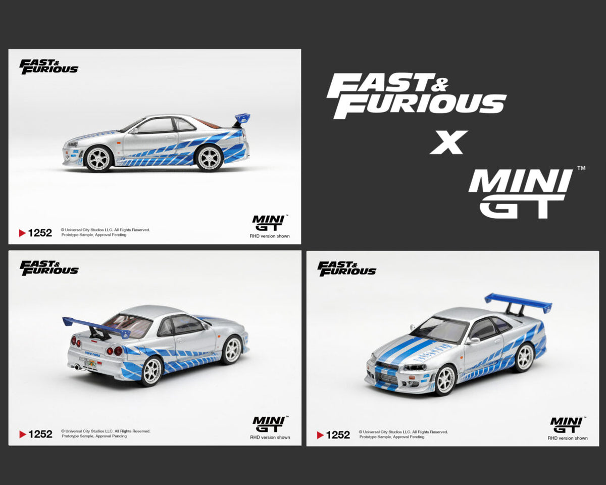 (Preorder) Mini GT 1:64 Nissan Skyline GT-R C-West “2 Fast 2 Furious” Brian O’Conner – Limited Edition