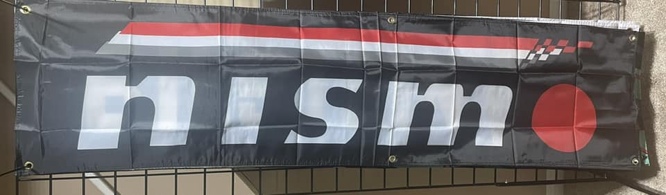 NISMO Logo Banner - Approx. 45cm x 180cm (1.5ft x 6 ft) - B-008