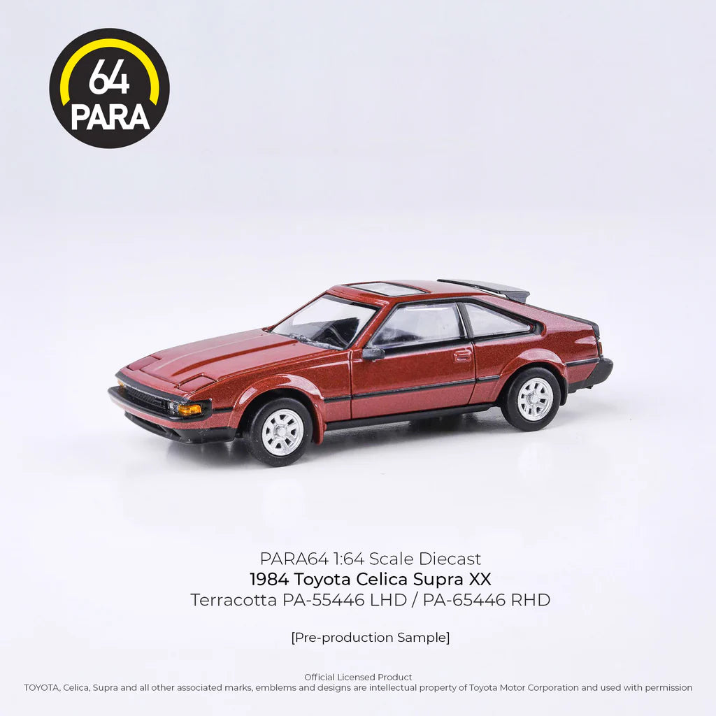 PARA64 1/64 1984 Toyota A60 Celica XX / Celica Supra Terracotta LHD PA-55446