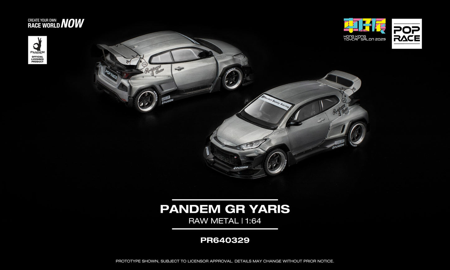 (Pre order) PR640329 POPRACE 1/64 PANDEM GR YARIS RAW MATERIAL