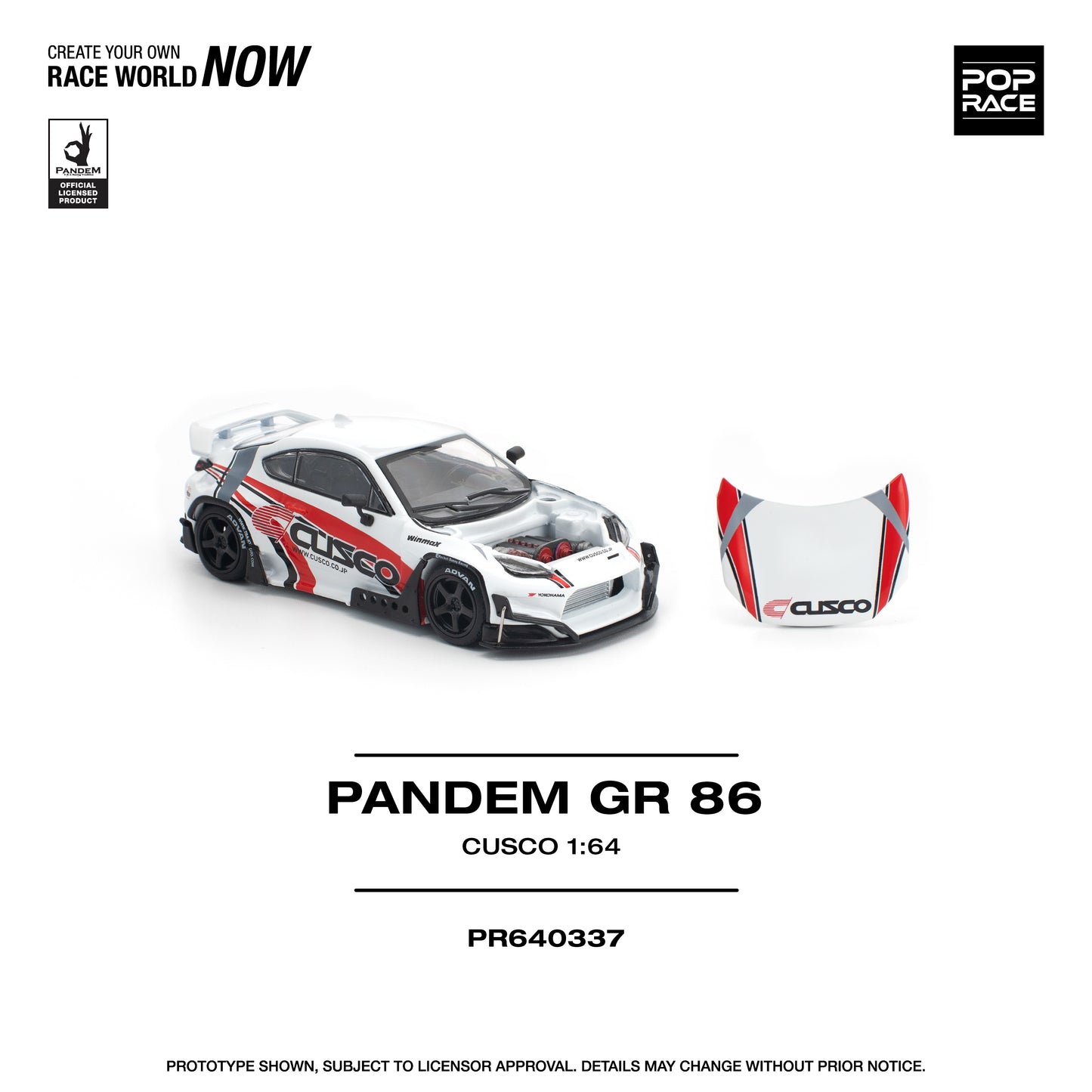 (Pre order) POPRACE 1/64 PANDEM GR86 - CUSCO - PR640337