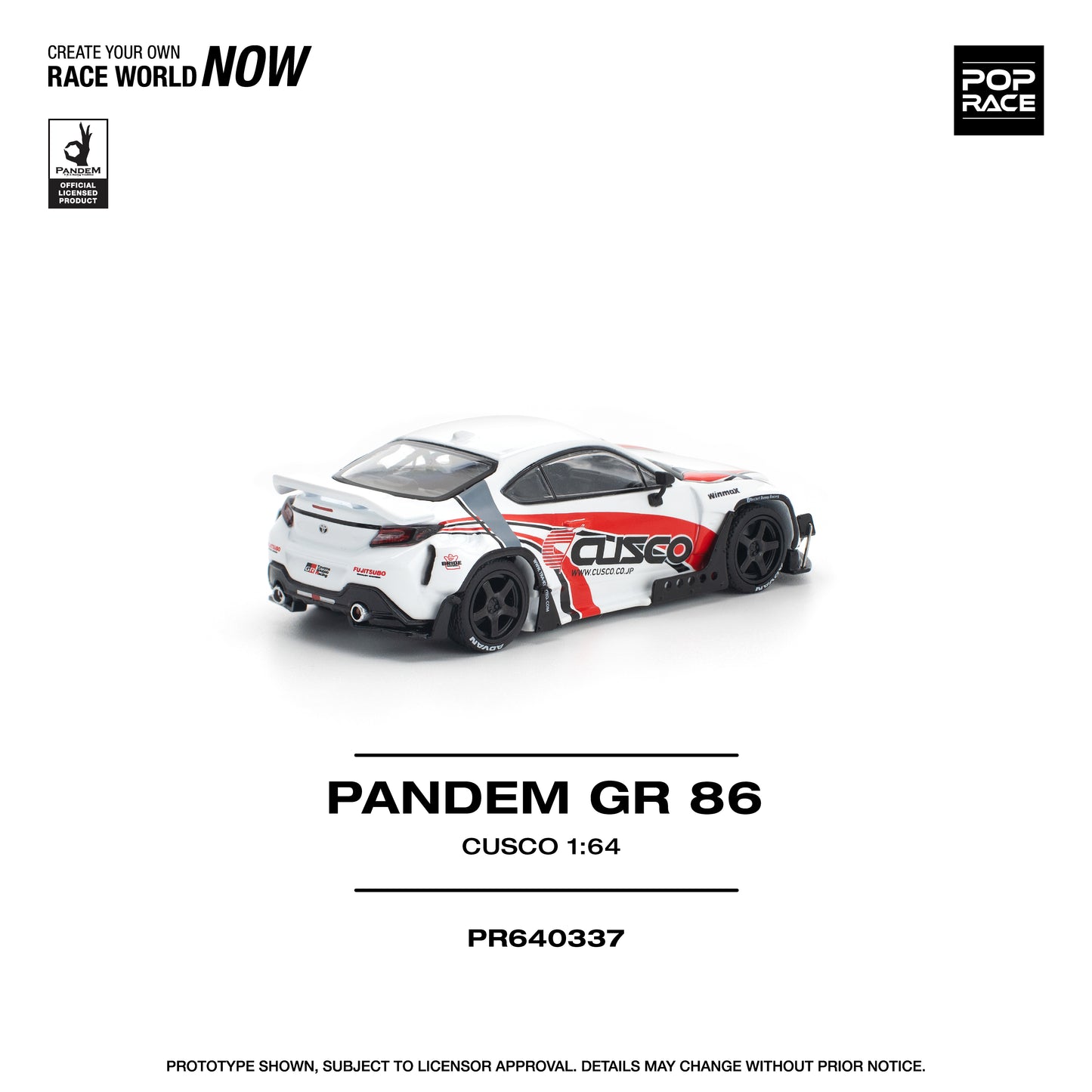 (Pre order) POPRACE 1/64 PANDEM GR86 - CUSCO - PR640337