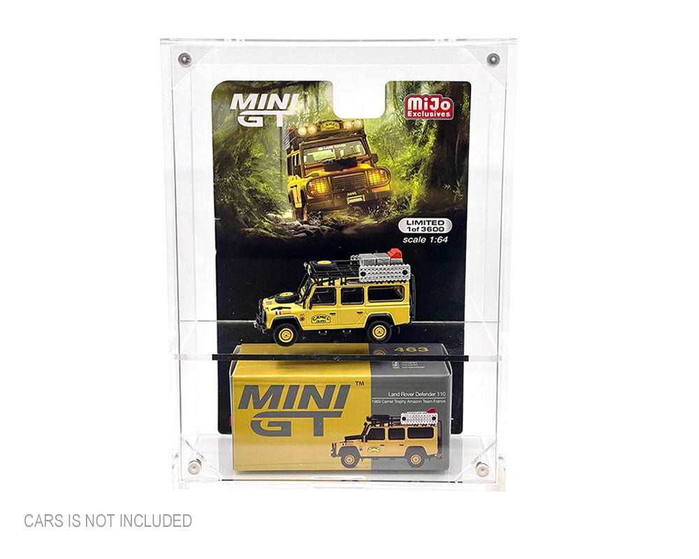 Showcase 1:64 Premium Collector Single Case with Shelve & Cover (6″x2.1/8″x8″) – Mijo Exclusives - MJ15020
