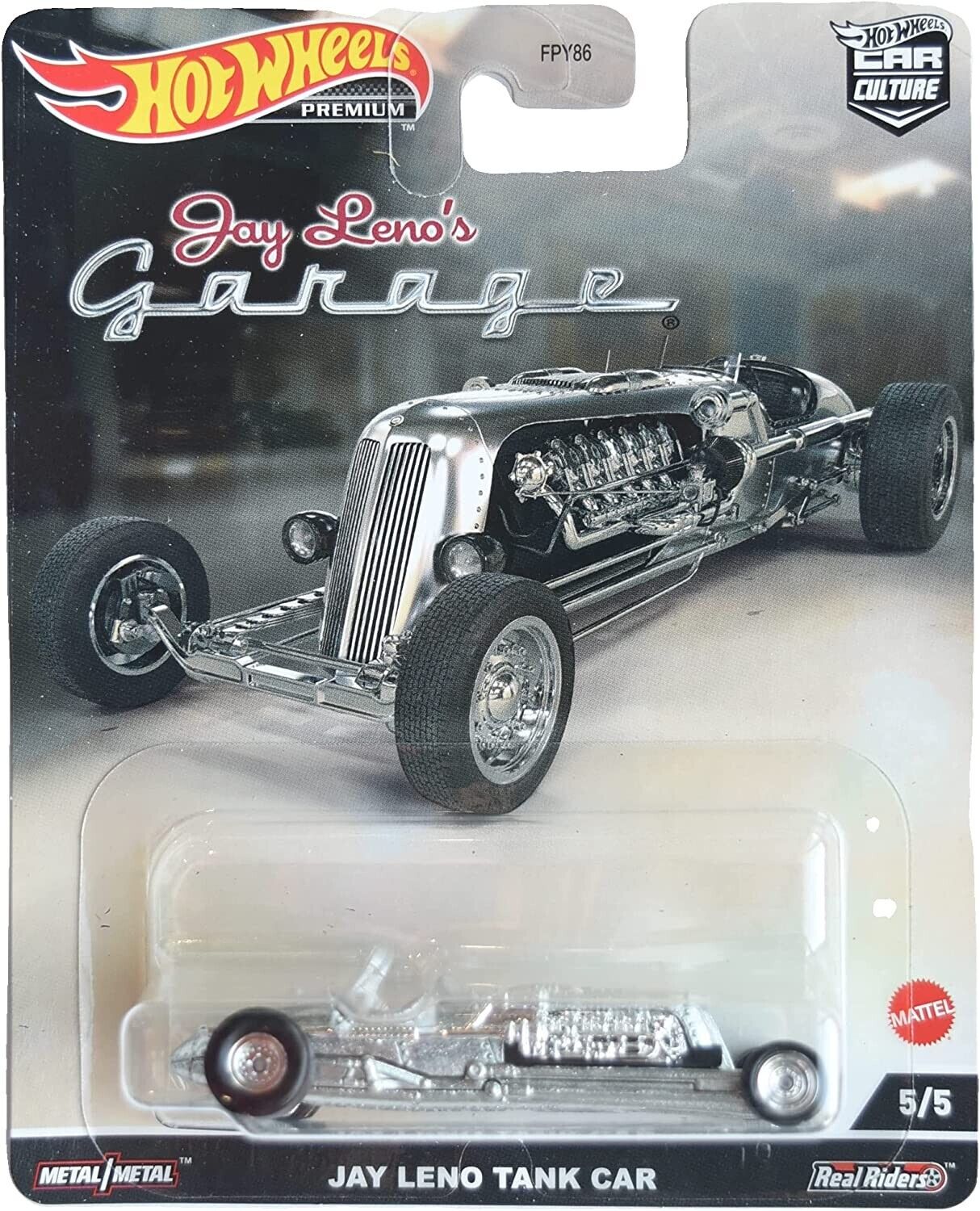 2023 Hot Wheels Premium - JAY LENOS GARAGE TANK CAR - CAR CULTURE