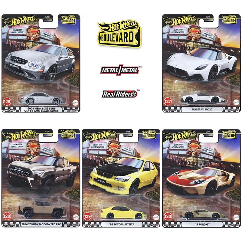 2025 Hot Wheels Premium Boulevard Mix 3 - 126/130 - Tacoma, Altezza, Ford GT