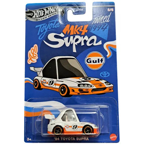 Hot Wheels 2025 GULF TOONED Supra - CREASE IN CARD
