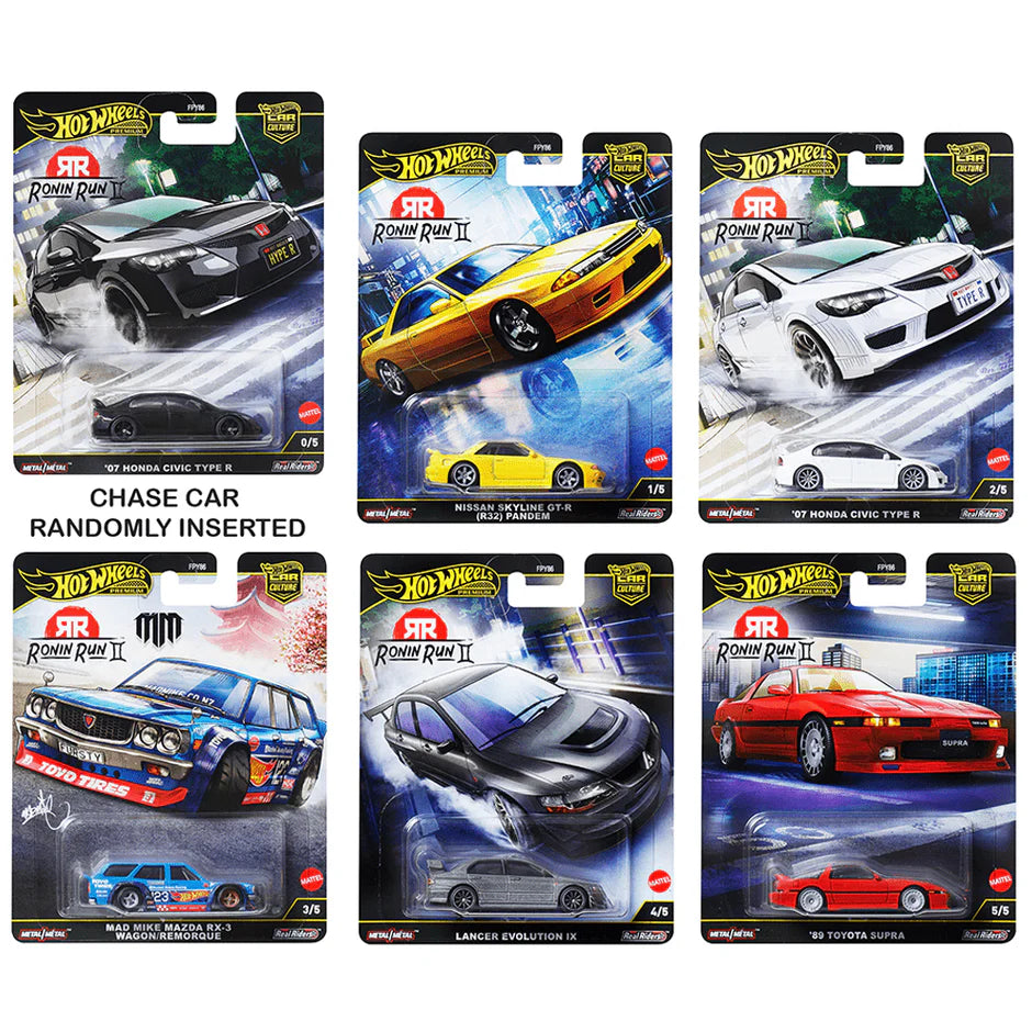 Hot Wheels 1:64 Car Culture 2025 M Case – Ronin Run II - Sealed Case (DAMAGED CASE)