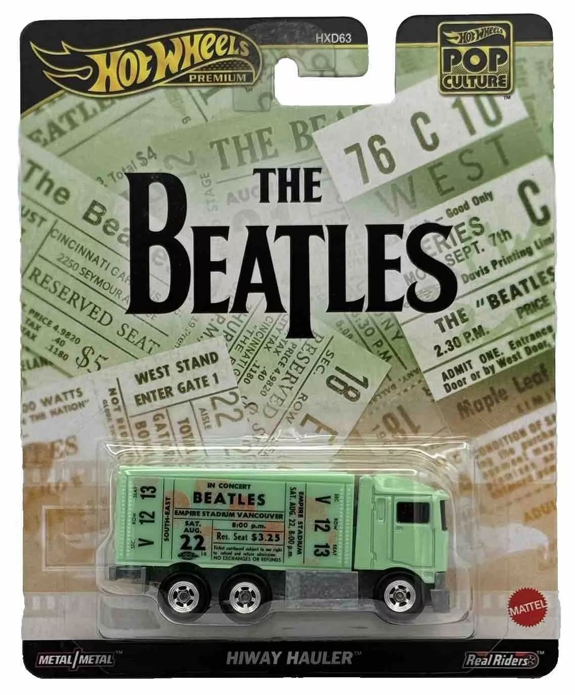 2024 Hot Wheels Premium Pop Culture The Beatles Hiway Hauler GREEN