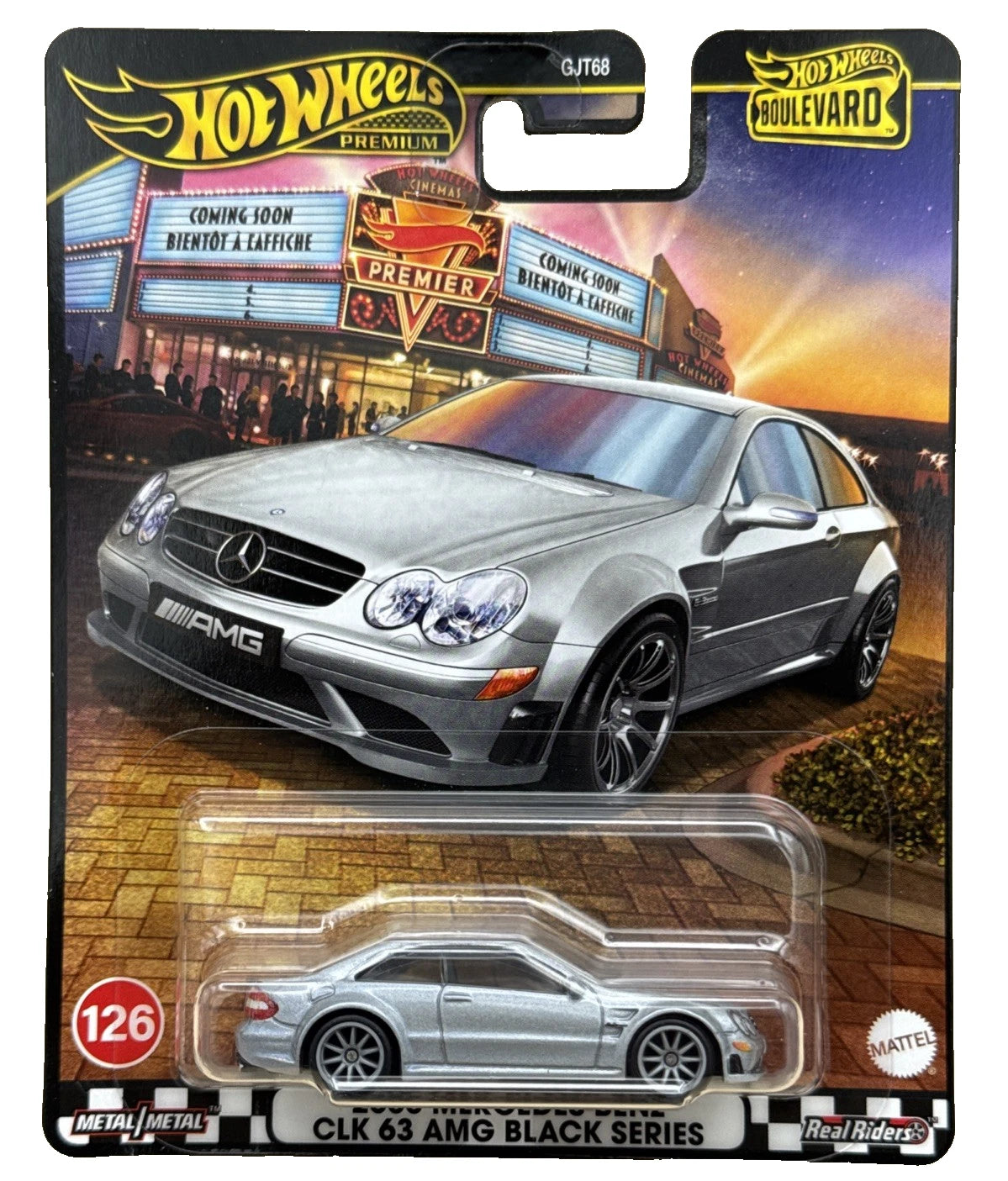 Hot Wheels Premium 2025 Boulevard #126 ‘08 Mercedes-Benz CLK 63 AMG Black Series