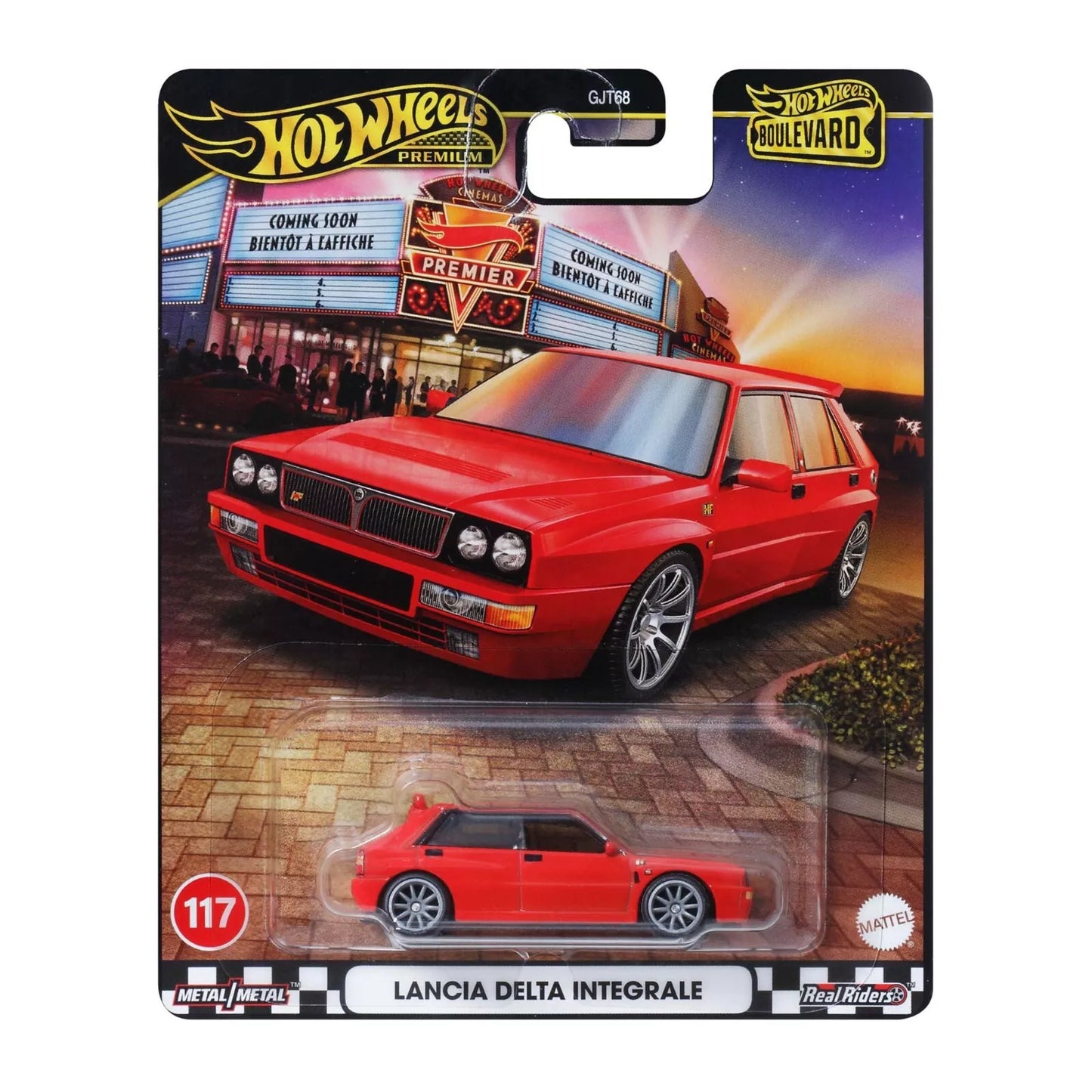Hot Wheels Premium - Hot Wheels Boulevard #117 Lancia Delta Integrale - DAMAGED CARD
