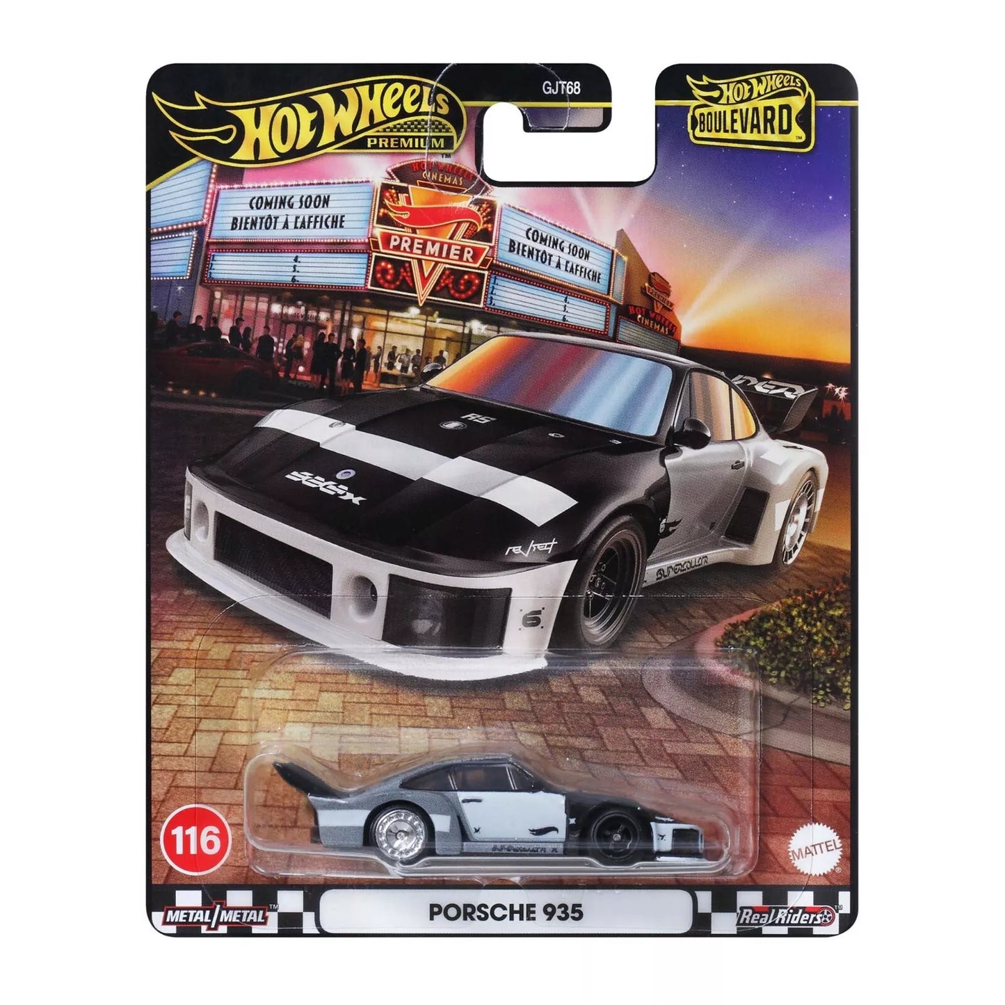 Hot Wheels Premium - Hot Wheels Boulevard #116 Porsche 935 - Damaged Card
